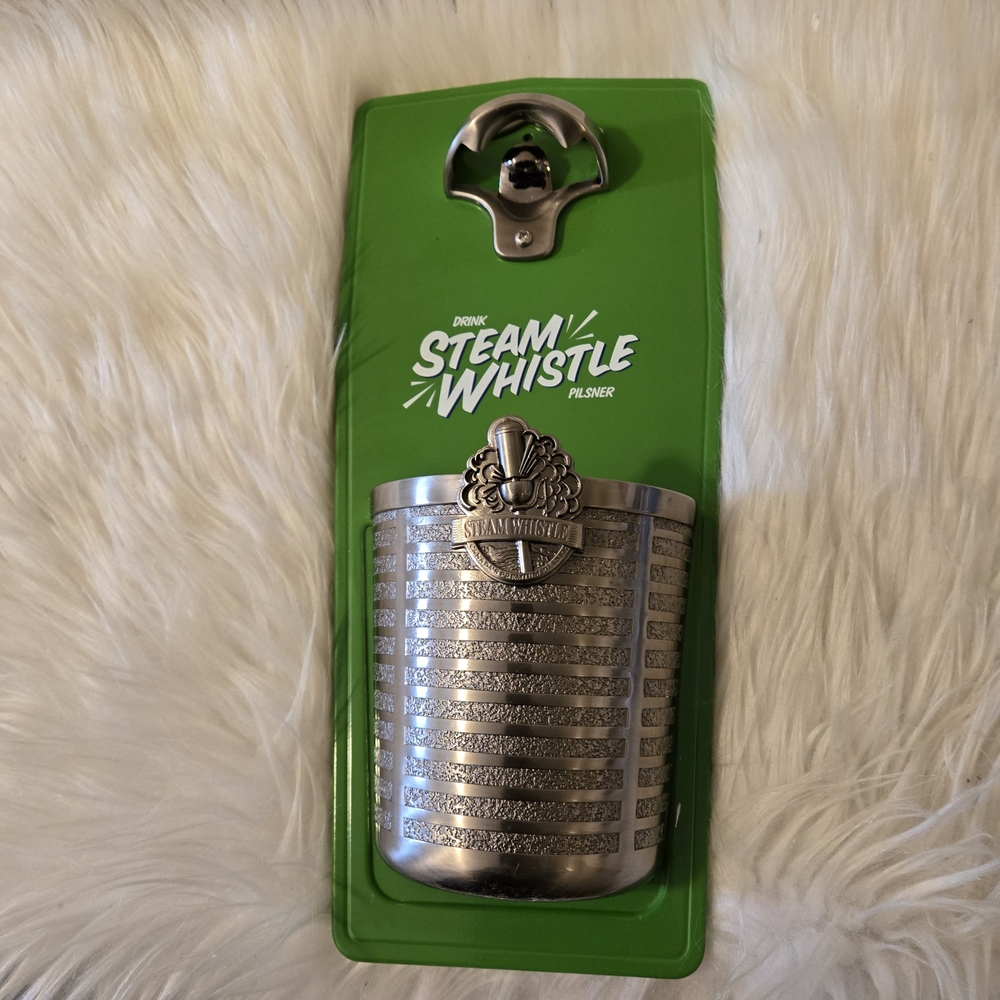 Drink Steam Whistle Pilsner Beer Magnetic Bottle Opener Fridge or Wall